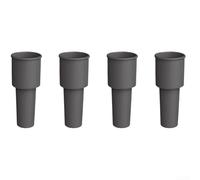 Lot de 4 bouchons à vin en silicone - Anti-fuite - Réutilisables - Passe au lave-vaisselle - Multicolore - 6 cm - Convient à la plupart des bouteilles de boissons - Pour le champagne et la cuisine