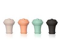 Vacu Vin Bouchons pour pompe Loop Lot de 4 multicolores en silicone