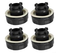 Lot de 4 bouchons de bobine de rechange pour débroussailleuse C42 C52 et modèles FSA65 FS38 FS40 FS45 FS46, bouchon de réservoir de carburant compatible avec numéro de pièce 4006 710 4001