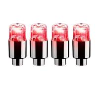 Lot de 4 Bouchons de de Pneu de Voiture RVB, veilleuse de modèle de Vent, lumière, Nouveau Universelle et A1T9 feu Roue Pneu 2025,