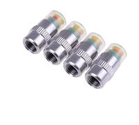 Lot De 4 Bouchons De Détection De Pression Des Pneus For Voiture, Avec Alerte Visuelle, Adaptés Aux Valves Standard