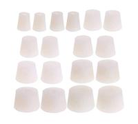 Lot de 4 bouchons de fermeture à air anti-corrosion et résistant à la chaleur pour brassage maison de la bière/du vin (A3 avec trou de 8 mm)