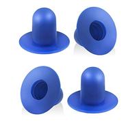 Lot de 4 Bouchons de Piscine, Bouchons muraux de Rechange pour Piscine, Filtre, Filtre, Pompe, passoire, Bouchon Compatible avec Intex et Bestway (Bleu, Long)