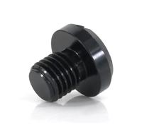 Lot de 4 Bouchons de Trou de Miroir M10 x 1,25 compatibles avec Les boulons à vis de Couverture(Black)