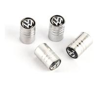 Lot de 4 Bouchons de valve chromés logo Volkswagen