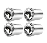 Lot de 4 bouchons de valve de pneu de voiture mignons - Petits bouchons de valve pour pneus de voiture - Motif chat - Capuchons de tige de roue de voiture pour camions, accessoires de pneu de véhicule