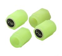 Lot de 4 bouchons de valve de pneu lumineux en plastique pour voitures, camions, motos et vélos, améliore l'apparence de nuit