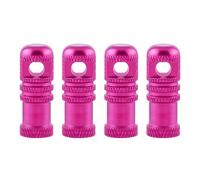 Lot de 4 bouchons de valves d'air pour vélo de montagne - Décorations pour vélo de route - Étanche