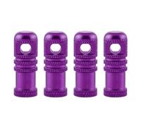 Lot de 4 bouchons de valves d'air pour vélo de montagne - Décorations pour vélo de route - Étanche