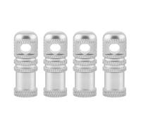 Lot de 4 bouchons de valves d'air pour vélo de montagne - Décorations pour vélo de route - Étanche