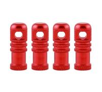 Lot de 4 bouchons de valves d'air pour vélo de montagne - Décorations pour vélo de route - Étanche