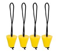 Lot de 4 bouchons de vidange universels pour kayak, 4 cm, avec laisse de sécurité, bouchons de vidange pour kayak, bateau, activités nautiques, canoës, kayaks et accessoires de kayak pour débutants