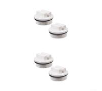 Lot de 4 bouchons d'hivernage filetés pour piscine de 3,8 cm | Scelle les lignes de retour, empêche les fuites hivernales, s'adapte aux filetages NTP de 3,8 cm, comprend un joint torique