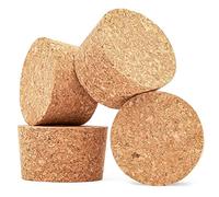Lot de 4 bouchons en liège coniques taille #34 (6,4 cm, lot de 4)