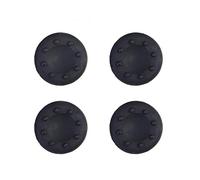 Lot de 4 Bouchons en Silicone analogique pour manettes PS4 PS3 Xbox One Xbox 360 PS2 Noir