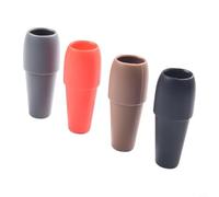 Lot de 4 bouchons hermétiques pour vin et boissons gazeuses avec construction en silicone flexible pour une performance d'étanchéité constante (4 paquets de 4 couleurs)