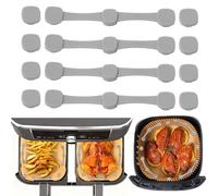 Lot de 4 Boucle Magnétique En Silicone Pour Friteuse à Air,Aimants En Silicone Pour Friteuse à Air Air Fryer,Magnets Silicone Buckle our Maintenir la Papier Parchemin, Empêche les Brûlures