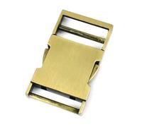 Lot de 4 boucles à dégagement rapide (14-38 mm), crochets latéraux en métal pour sacs à dos, ceintures et accessoires de bricolage,19 mm