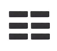 Lot de 4 boucles de bracelet de montre de 18 mm en silicone et caoutchouc de cuir et de silicone pour bracelet de montre