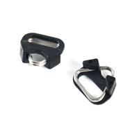 Lot de 4 boucles de sangle pour appareil photo, anneau triangulaire fendu de remplacement