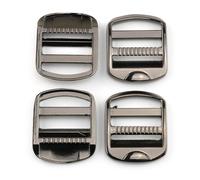 Lot de 4 boucles r glables en alliage de zinc noir de 25 mm/1 pouce pour sangle de sac dos