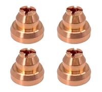 Lot de 4 boucliers de frein en laiton 40 A pour découpe plasma - Remplacement pour Miller Spectrum 625, X-TREME XT40 Torch & Airforce 40i
