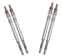 (Lot de 4) Bougie de préchauffage pour 207 CC SW 208 308 407 807 508 5008 RCZ Expert Teepe Traveller Partner Jumper Berlingo C3 Picasso C4 Cactus C5 C8 Jumpy DS3 DS4 DS5 1,6 1,6l 2,0 2,0L Hdi BlueHDI