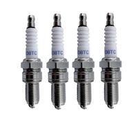 Lot de 4 Bougies d'allumage D8TC de Remplacement NGK 2120 D8EA for Moteurs à Essence 4 Temps 125cc, 150cc, 200cc, 250cc, VTT, Moto, Scooter