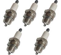 Lot de 4 bougies d'allumage de rechange - Compatible avec les moteurs 2 temps 33 cc à 49 cc, convient pour VTT, mini pocket bike, quad, scooter, tronçonneuse, débroussailleuse, tondeuse à gazon