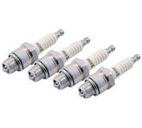 Lot de 4 bougies d'allumage NGK B6HS - Filetage court - Pour mobylette, moto, scooter SC