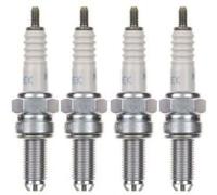 Lot de 4 bougies d'allumage NGK CR10EK pour moto