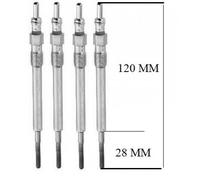 Lot De 4 Bougies De Préchauffage - Fiat Punto Evo (199_) 1.3 D Multijet (199axc1a, 199bxc1a, 199axt1a, 199bxt1a) 10/2009>02/2012