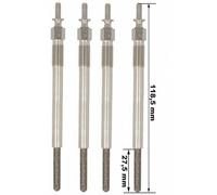 Lot De 4 Bougies De Préchauffage - Iveco Daily Iii Camion Plate-Forme\Châssis 50 C 17 09/2004>04/2006