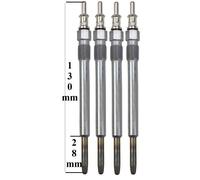 Lot De 4 Bougies De Préchauffage - Mercedes-Benz Sprinter 3-T Camion Plate-Forme\Châssis (B903) 313 Cdi (903.611, 903.612, 903.621, 903.622) 04/2000>05/2006