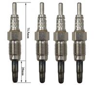 Lot De 4 Bougies De Préchauffage - Renault Megane Ii Coupé-Cabriolet (Em0\1_) 1.5 Dci (Em16) 01/2007>06/2009