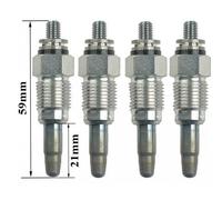 Lot De 4 Bougies De Préchauffage - Volvo 940 Ii (944) 2.4 Td Interc. 08/1994>10/1998