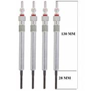 Lot De 4 Bougies De Préchauffage - Vw Multivan T5 (7hm, 7hn, 7hf, 7ef, 7em, 7en) 2.0 Tdi 09/2009>08/2015