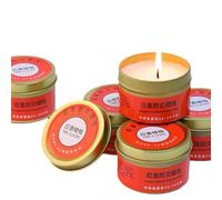 Lot De 4 Bougies De Survie | Bougies De 30 Heures En Conteneur | Bougie D'extérieur À Combustion Constante | Bougie De Survie À Combustion Longue Pour La Préparation Catastrophes