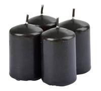 Lot de 4 Bougies Pilier "Essentiel II" 6cm Bois de Santal