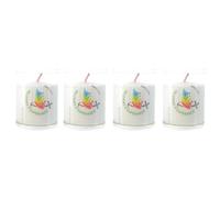 Lot de 4 Bougies Veilleuse Jubilé 2025 - Boutique Chrétienne - Culte Chrétien en Cire végétale