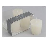 Lot de 4 bougies Votive 4,3 x 4,7 cm crème - Amadeus - Beige - Cire Blanc, Blanc