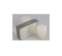 Lot de 4 bougies Votive 4,3 x 4,7 cm crème - Amadeus - Beige - Cire Blanc, Blanc