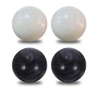 Lot de 4 boules Qi Gong - Boules de massage - Boules de massage - Exercice - Boule sonore - Méditation - Qigong - Chi Gong - Boules de massage à la main - Balles de massage pour la santé