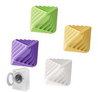 Lot de 4 boules réutilisables pour sèche-linge - Adoucissant anti-nœuds pour tissus - Pour blanchisserie, maison, voyage, sèche-linge, appartement, salle de bain, résidence