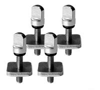 Lot de 4 boulons d'aileron de surf en acier inoxydable 316 de qualité marine - Compatible avec les planches à pagaie et planches de surf, anti-corrosion, design facile à serrer à la main (4 pièces)