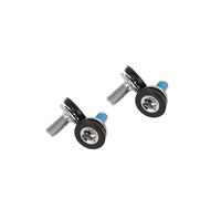 Lot de 4 boulons de fixation hexagonaux de 8 mm pour bras de manivelle avec capuchons - Vis de pédalier sans capuchon pour VTT et vélos de route - Compatible avec FSA, Suntour, Prowheel et plus encore