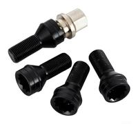 Lot de 4 boulons de roue en acier avec écrous assortis pour véhicules BMW pour filetage M14 x 1 25 conçu pour une fixation sûre et une utilisation à long terme