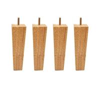 Lot de 4 boulons pré-percés en bois massif pour canapé, placard et commode avec accessoires (5 cm, 12 cm, 15 cm)