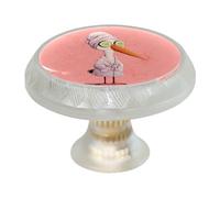 Lot de 4 boutons d'armoire de douche en forme d'oiseau pour commode, tiroir, placard, placard coloré pour meubles de cuisine, décoration d'intérieur