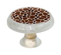 Lot de 4 boutons d'armoire imprimés léopard pour commode, tiroir, placard, placard coloré pour meubles de cuisine, décoration d'intérieur